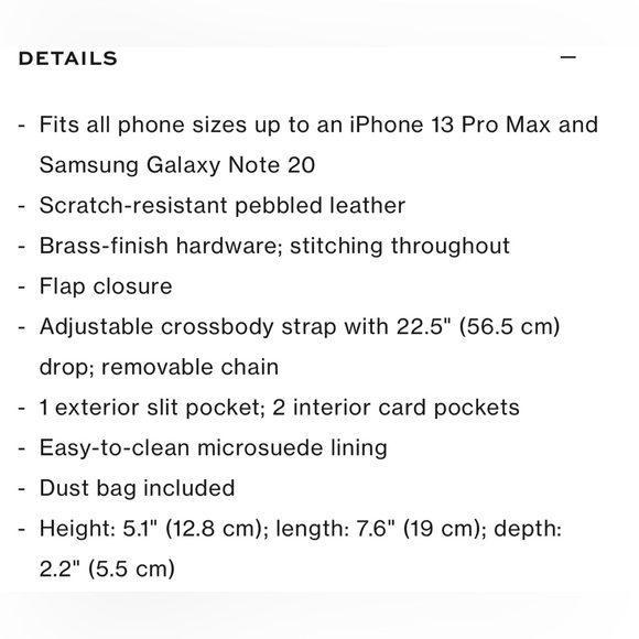 Tory Burch crossbody bag in mint condition and carried a couple times only - Picture 9 of 9